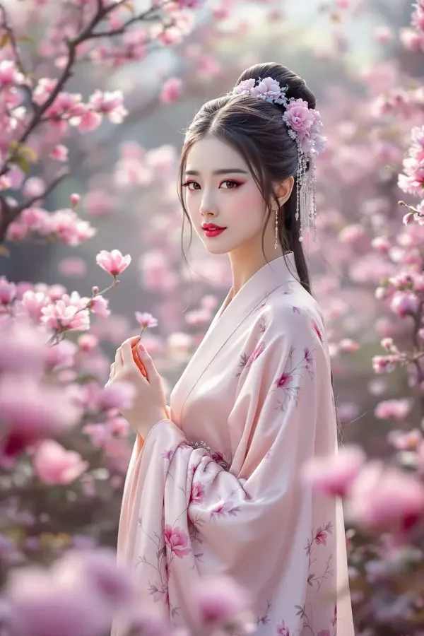 桃花依旧